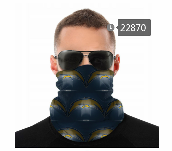 2021 NFL Los Angeles Chargers #58 Dust mask with filter->nfl dust mask->Sports Accessory